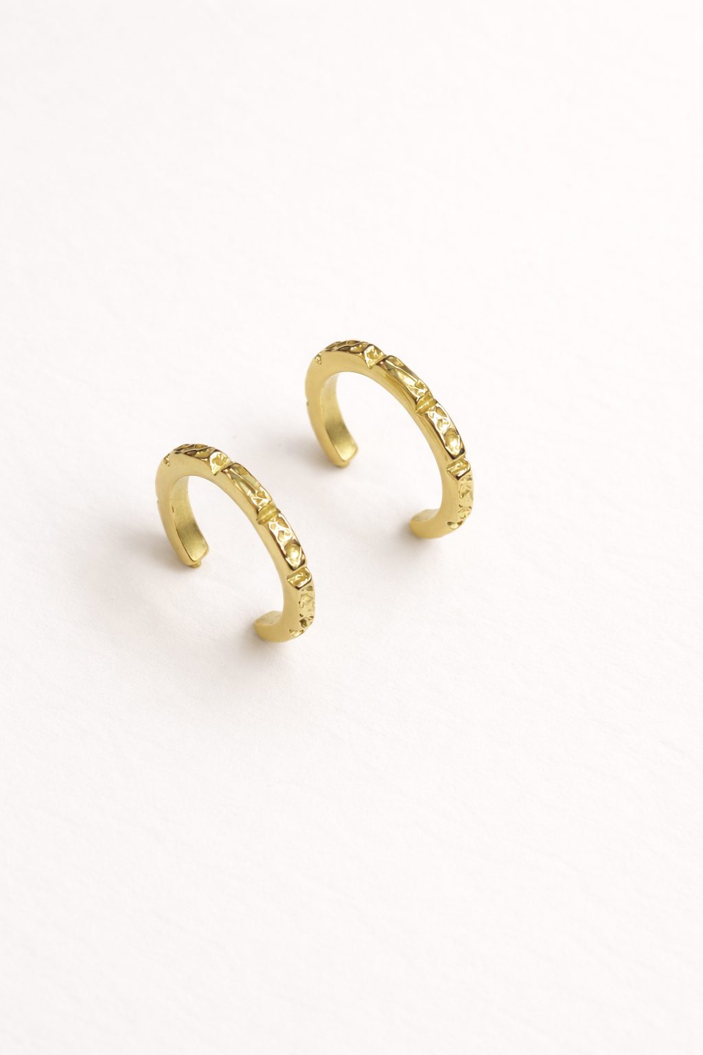 Pendientes de aro en oro